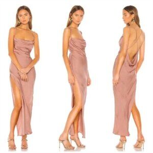 Michael Costello x REVOLVE Braxton Dress in Rose Size Small - NWT